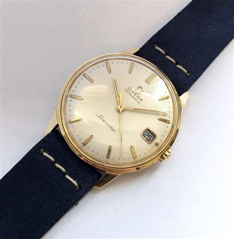 vintage omega watch straps|vintage 18k gold omega watches.